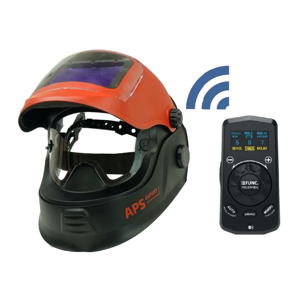 Przyłbica spawalnicza Ideal APS-P33M-RC2 F1-Flip z pilotem Bluetooth